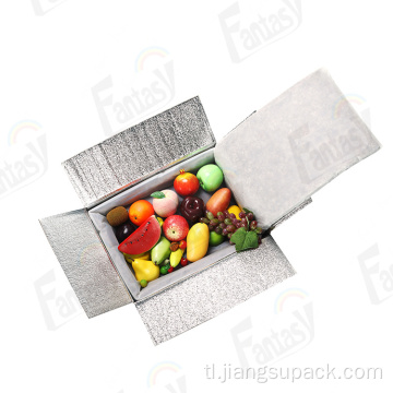 Biodegradabl Packaging Insulation Frozen Food Box.
